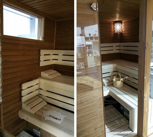 interier outdoor sauny